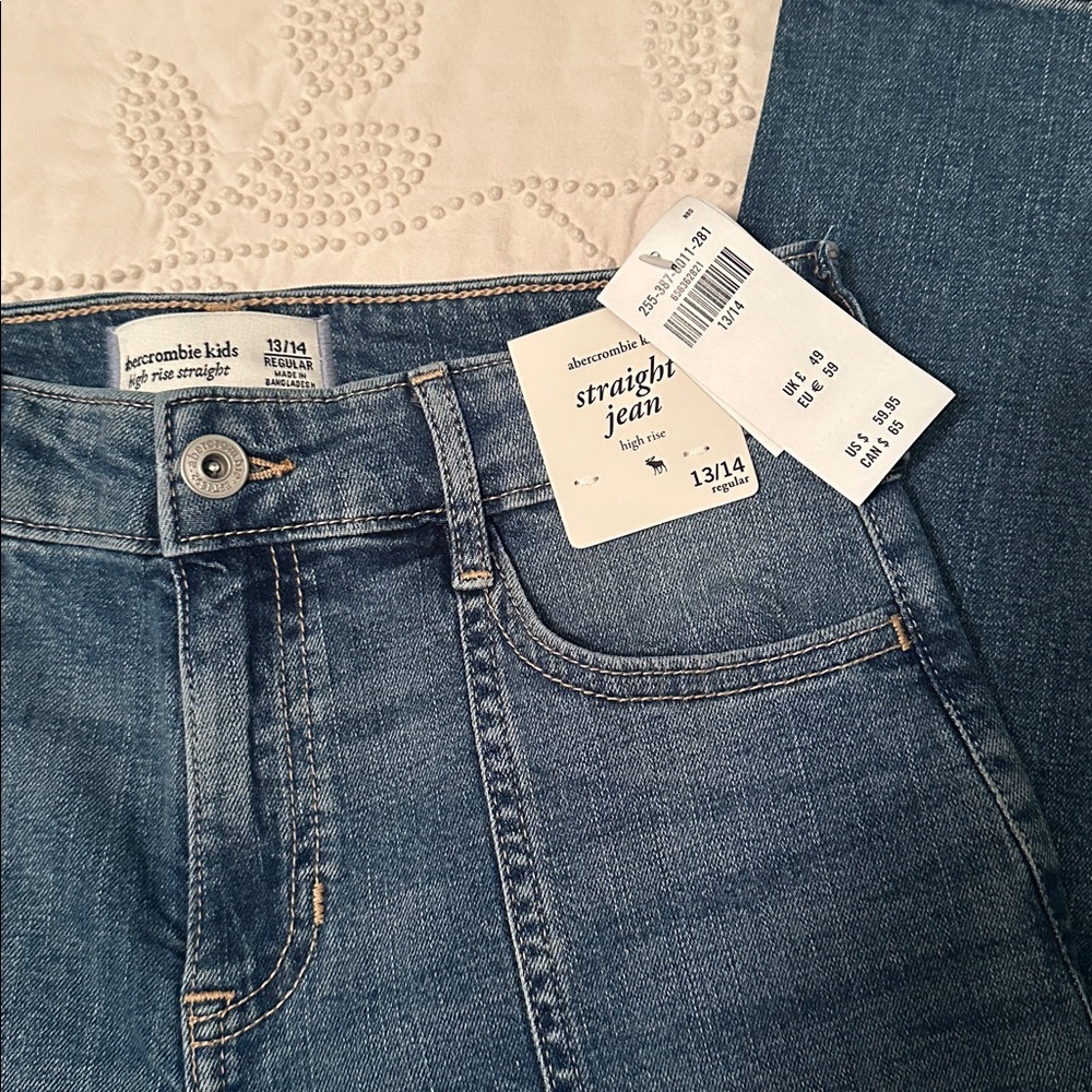Abercrombie Kids Light Blue Denim Jeans - Picture 8 of 8